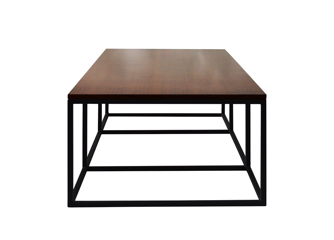 Loft Coffee Table Wooden Top Large